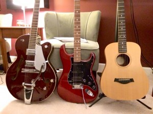 Gretsch, Fender, Taylor